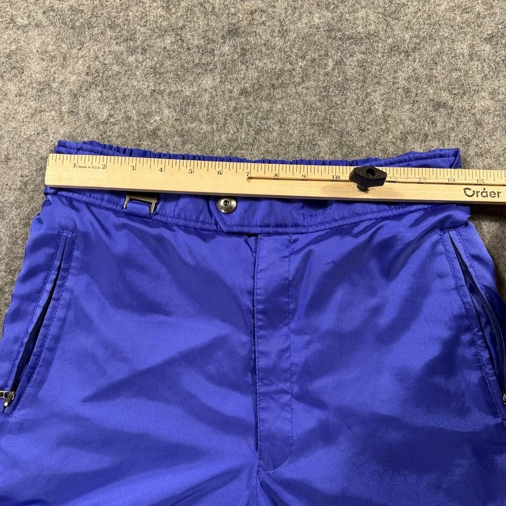 Vintage Descente Snow Pants Mens 36 Blue Entrant‎ SC Insulated Ski Snowboard 90s